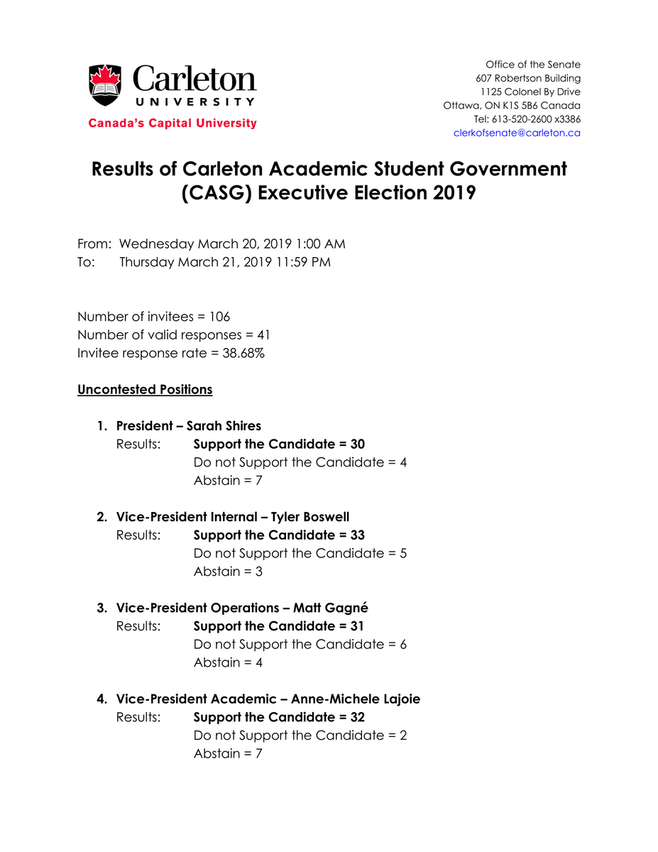casg_online's tweet photo. The CASG Executive and Coordinator election results are in. Congratulations to the newly elected team! https://t.co/GV7UpBj63K