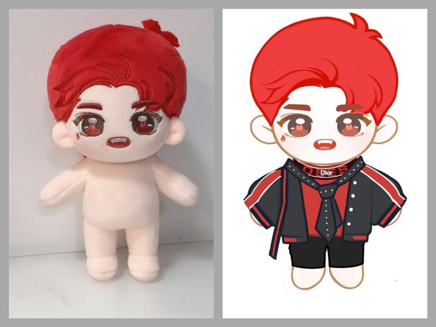 taeyong plush doll