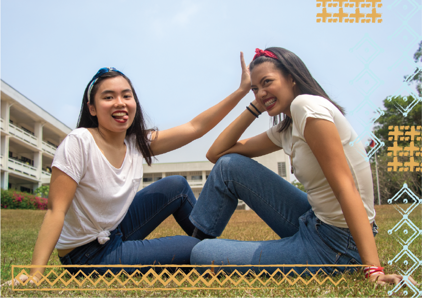 Halina2019's tweet photo. For the Tala At Hanan Award for best friend goals 👭, pick your fave sisters – Sophie Concio + Gabbie Racadio 🧢, Dana David + Janey Jimenez💄, and Pat Abogado + Naomi Perez 🌺! https://t.co/VSEJJ22w8C