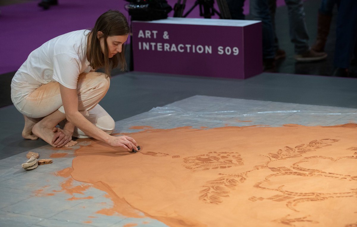 thedomotex's tweet photo. ✨The Framing Trends area at #DOMOTEX 2019 was just incredible. Exhibitors, artists, and design students interpreted the keynote theme #CREATENCONNECT in their extraordinary projects. https://t.co/bQXKD3s2Lo