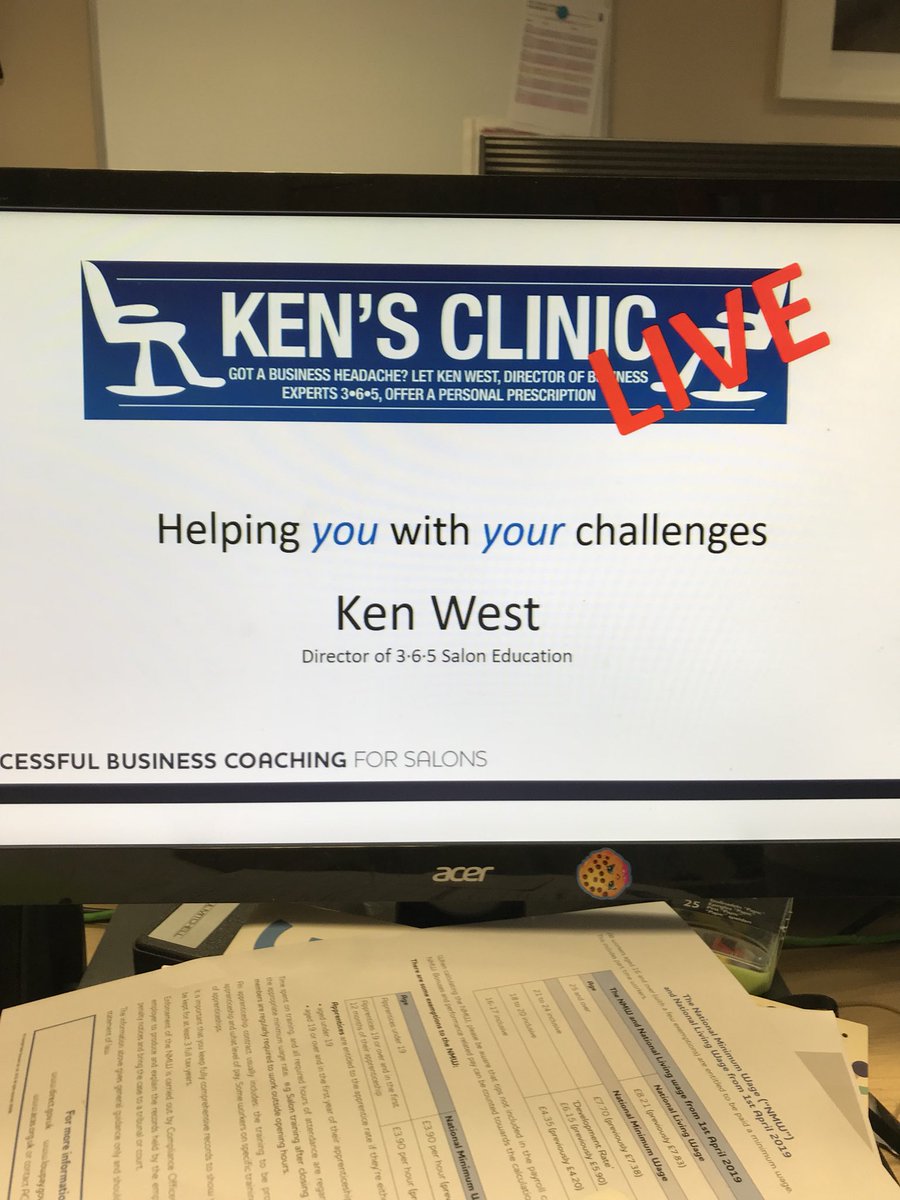 kenwest365's tweet photo. All prepared and ready to help and challenge the delegates as this weekend’s Salon Smart in London. First ever Ken’s Clinic LIVE https://t.co/DzFelQd7Q3
