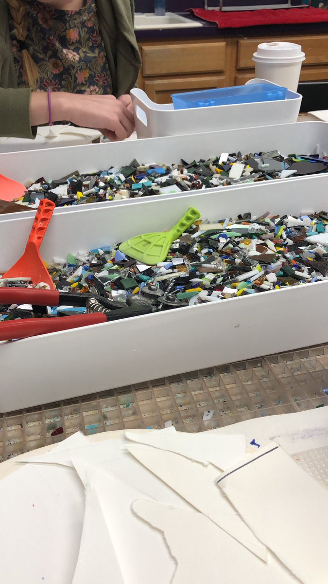 RileyArtTherapy's tweet photo. Preparing for the annual art therapy exhibit #creativityiscontagious2019  Thanks @PBYindy for helping with our secret installation! https://t.co/dYRfF5Z1AZ
