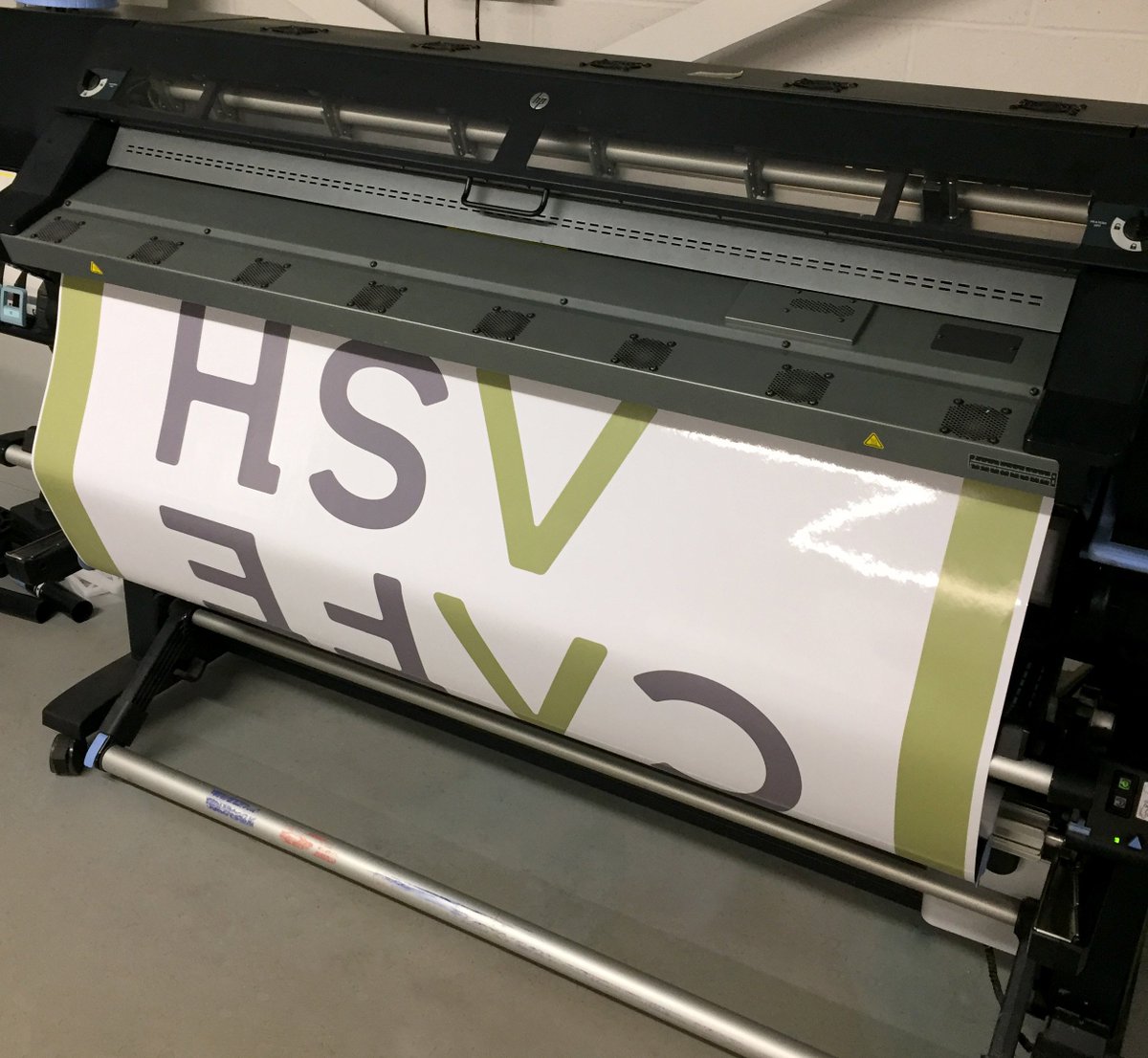 NowGroupUK's tweet photo. Print in production for @LionQuays's upcoming Advertising Billboard to promote the opening of Cafe Ash ☕️🍰 https://t.co/8f73NjCWin