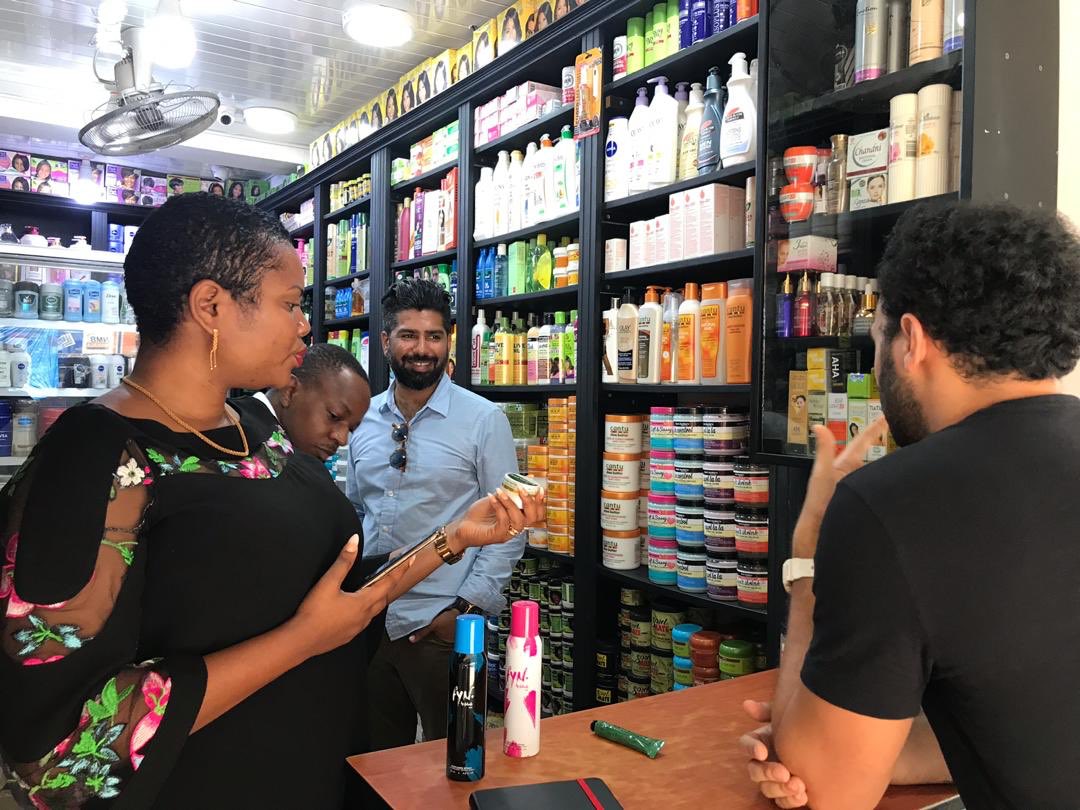 In Dar es Salaam - Kariakoo. Pontem explores the Cosmetics and Pharma industry. #Africaretail #Cosmetics #MedEd #pharmacare #OTC #ConsumerHealth