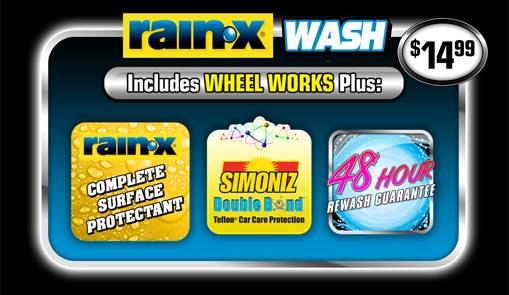 ClassicAutoWash's tweet photo. Give your ride a showroom shine! The Classic Auto Wash Rain-X Wash complete with Tire cleaner, undercarriage flush, rust inhibitor, triple coat, clear coat, polish spray, wheel cleaner, tire shiner, Teflon bond and Rain-X. 

#classicautowash #carwash #allenpark https://t.co/5sRRrxyXkW