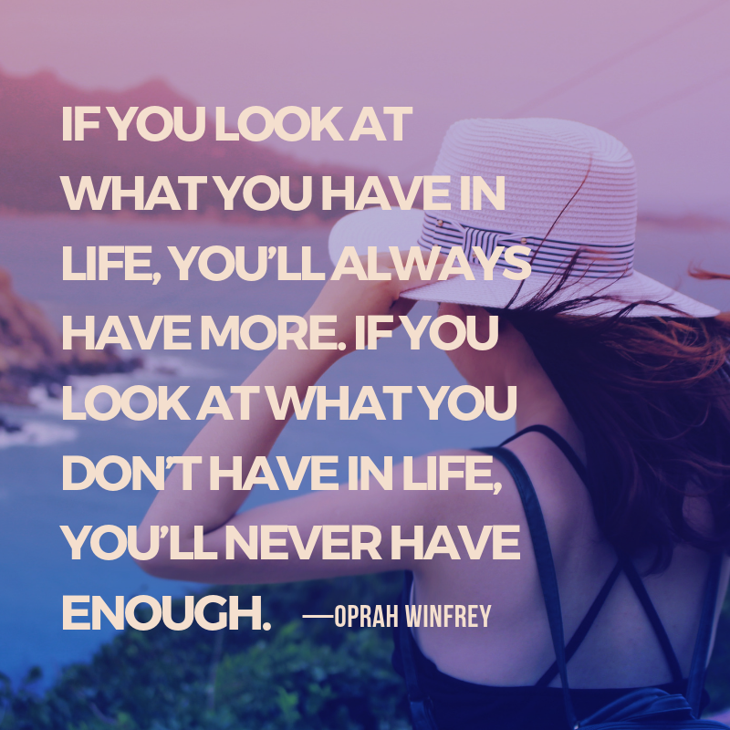MindfulShift's tweet photo. If you look at what you have in life, you’ll always have more. If you look at what you don’t have in life, you’ll never have enough. ~ Oprah Winfrey
#mindfulshift #meditation #happylifehappy #motivational https://t.co/2XeNUu8u3y