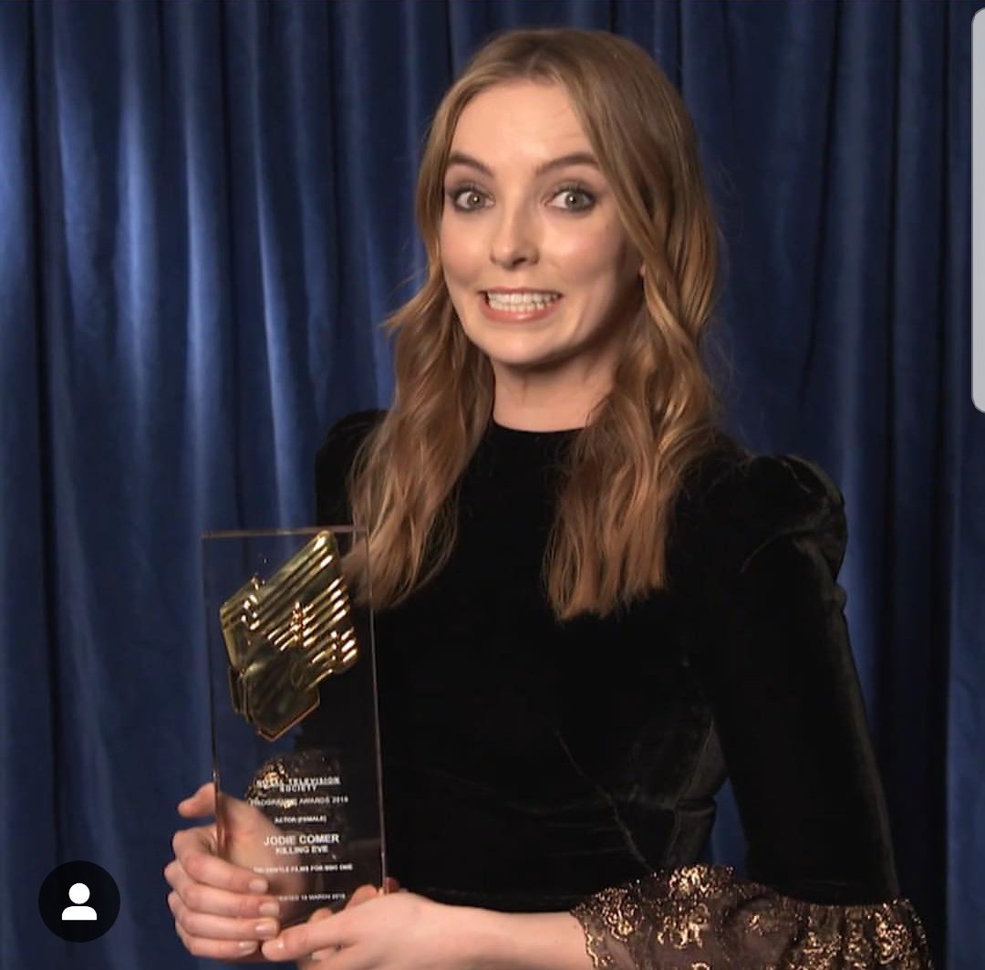 KillingEveIT's tweet photo. @JodieComer vince il #RTSAwards come Migliore Attrice Femminile! #killingeve @killingeve @rts_media https://t.co/ix8VC1vq6x
