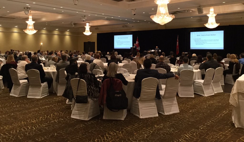 ACMO_org's tweet photo. Armand Conant and Murray Johnson discuss how to deal with workplace harassment #ACMOLunch #acmolife https://t.co/IJaGl4loIw