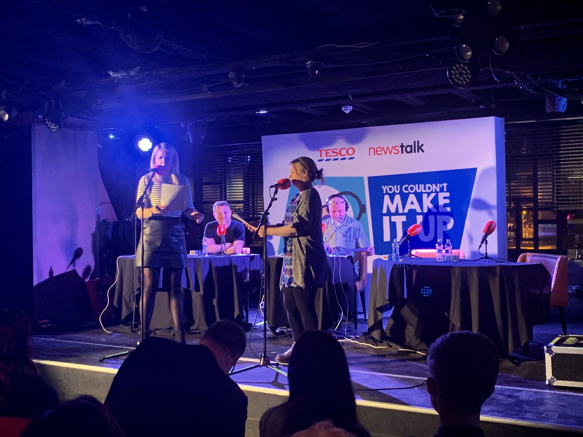 YCMIUradio's tweet photo. Last of the funster wine yest eve at @tramlinedublin w/ @colmoregan @SharonMannion2 @LisaGarvo &amp; @ericlalor helping @patomahony1 make sure the final #YCMIU of the run goes out w/ a bang. Hear their end comedy capers tomoro (Sat) morn, @NewstalkFM at 7.30am (&amp; Sat 10pm, Sun 9pm). https://t.co/uUiIBULJpg