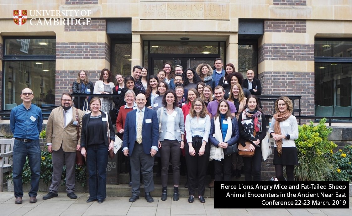 Fierce Lions, Angry Mice and Fat-Tailed Sheep: Animal Encounters in the Ancient Near East conference 22-23 March 2019 at the McDonald Institute for Archaeological Research <a href="/Cambridge_Uni/">Cambridge University</a> <a href="/CAssyriology/">Cambridge Assyriology</a> <a href="/BISI1932/">BISI</a> <a href="/tspiritedhorse/">Lærke Recht</a> @MSCActions #aneAnimalEncounters