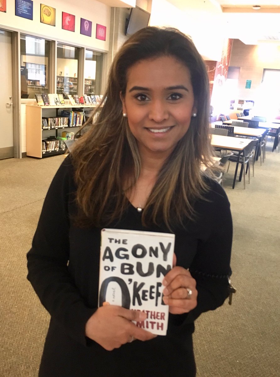 AliciaQuennell's tweet image. Ms. Sidhu has also joined the ranks of #TeacherReader @SandalwoodH_SS in our @ForestofReading #WhitePineClub! She is reading The Agony of Bun O’Keefe by @Heather_T_Smith. Visit us at the #LLC for a copy today! @SharonStiles5 @5dhuff @PDSB_Libraries @ONLibraryAssoc @mariamartella