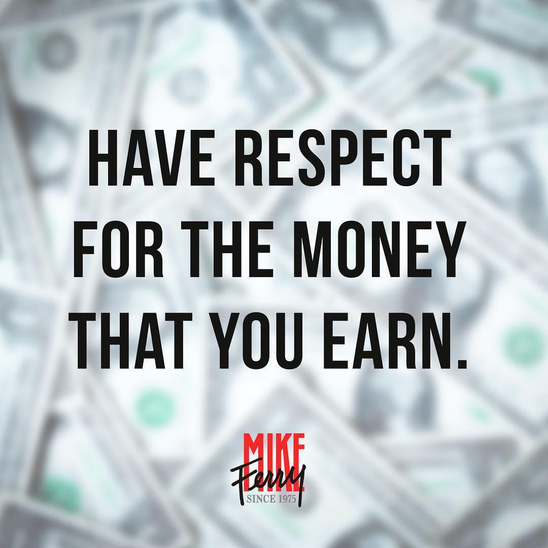 MikeFerryOrg's tweet image. “Once a week visit your money. Check the balance in your accounts ... check your investments ... review your financial goals.” — Mike Ferry #FiscalFriday