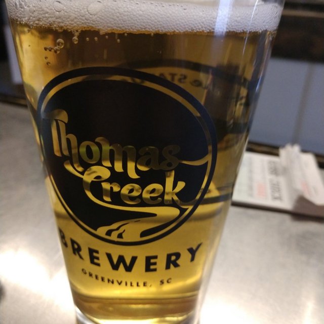 P1Rise's tweet photo. Rise Guys P1 Pilsner looking mighty fine in the @ThomasCreekBeer Tap Room 
Stop on by! Tap Room #alwaysOPENuntil8PM Snack Shack OPEN until 6;00 PM #yeahthatbrewery #sinkthestatusquo #scbeer #gvlbeer #yeahthatgreenville #pelzersc #easleysc #andersonsc #piedmontsc #beer @untappd https://t.co/aPI6NVnHwI