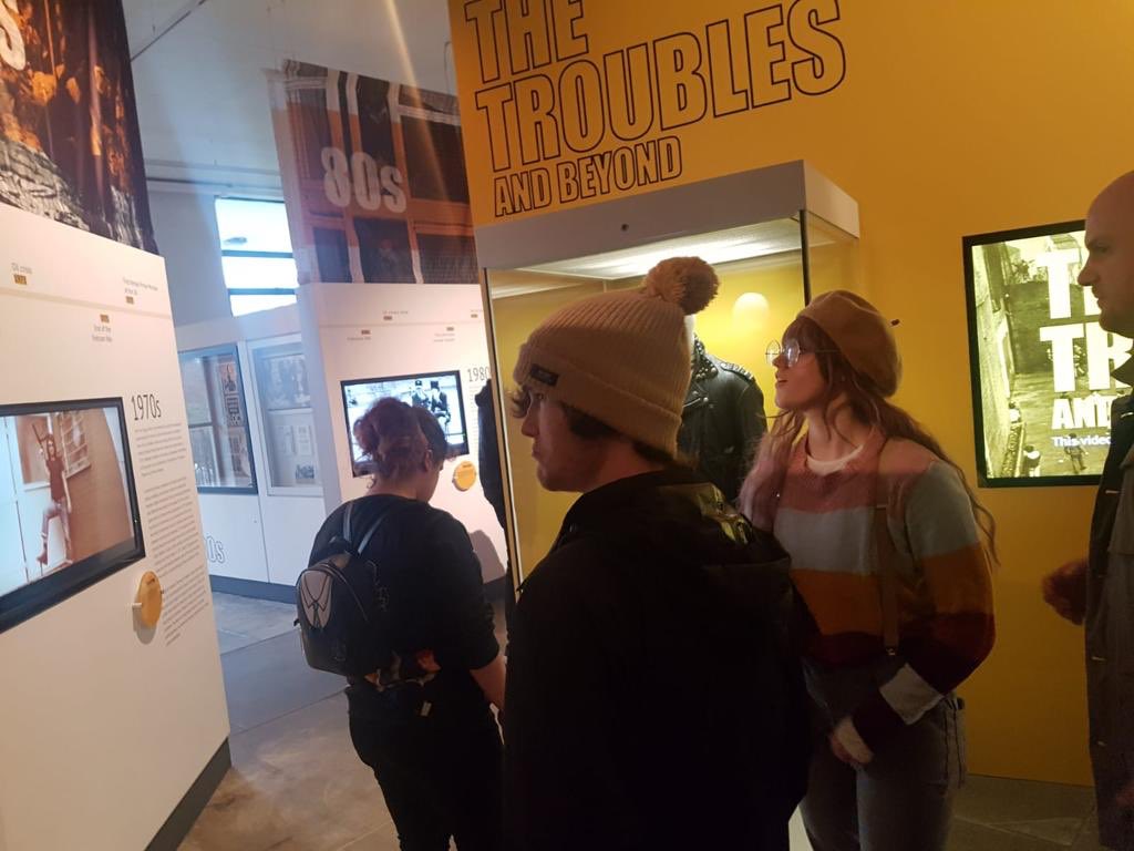 NIYF's tweet photo. BelfastShankill andColin #Amplify Group continued with #personalsocialdevelopment work this week and began 2explore #GoodRelations which included a visit 2the โTroublesโ Exhibition! A warm welcome 2those new members of the group also! #growing #relationships @YouthActionNI @SEUPB https://t.co/vm8u6UMrRy