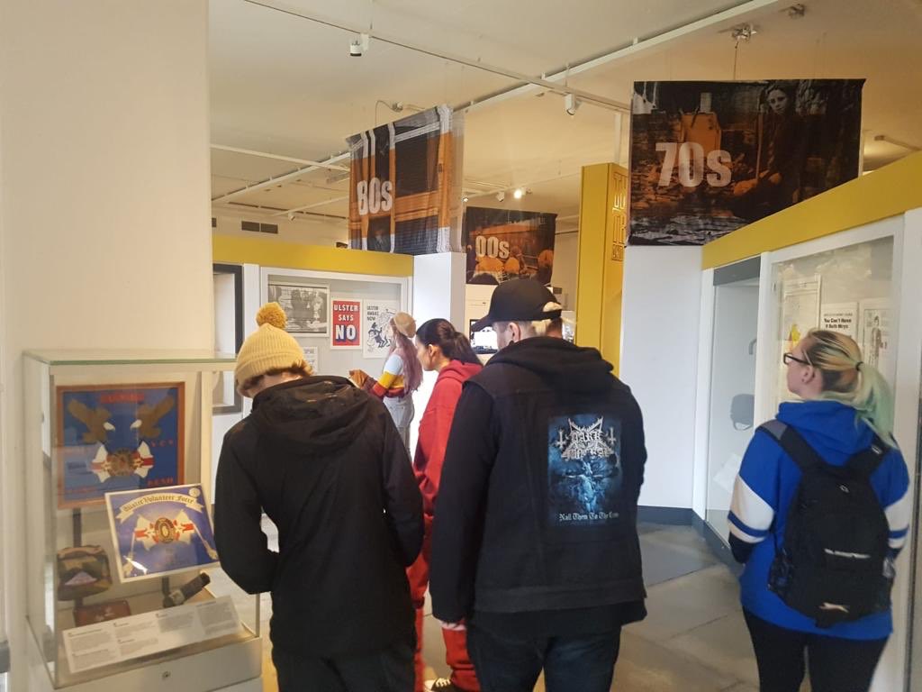 NIYF's tweet photo. BelfastShankill andColin #Amplify Group continued with #personalsocialdevelopment work this week and began 2explore #GoodRelations which included a visit 2the โTroublesโ Exhibition! A warm welcome 2those new members of the group also! #growing #relationships @YouthActionNI @SEUPB https://t.co/vm8u6UMrRy