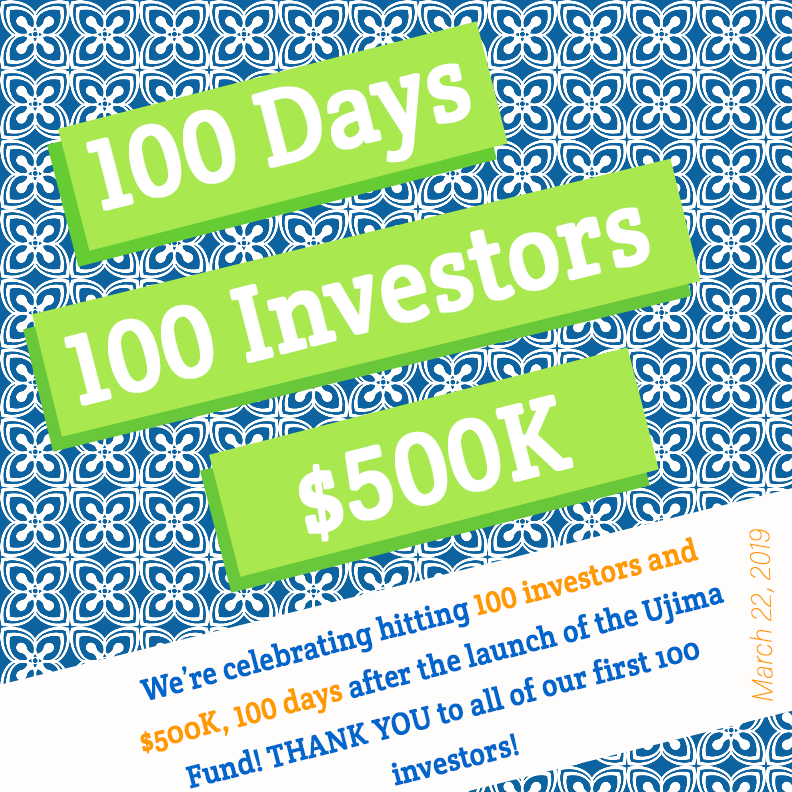 UjimaBoston's tweet photo. HAPPY FRIDAY! We are celebrating hitting 100 investors and $500K, 100 days after the launch of the Ujima Fund! THANK YOU to all of our first 100 investors! Help us reach our next milestone of $1M! Get invested at https://t.co/I99lKwk5wd
#InvestedInUjima #AnotherBostonIsPossible https://t.co/wskeoVGK4d