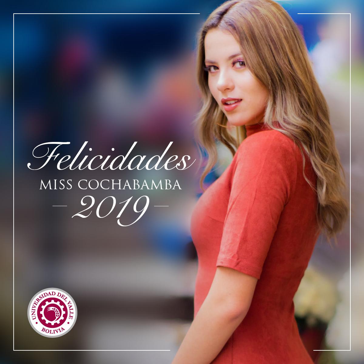 Felicidades Carolina Paz Rojas‼️
Es un orgullo para la universidad que la nueva miss #Cochabamba 💃sea estudiante de Univalle🎉
#Univalle30Años
