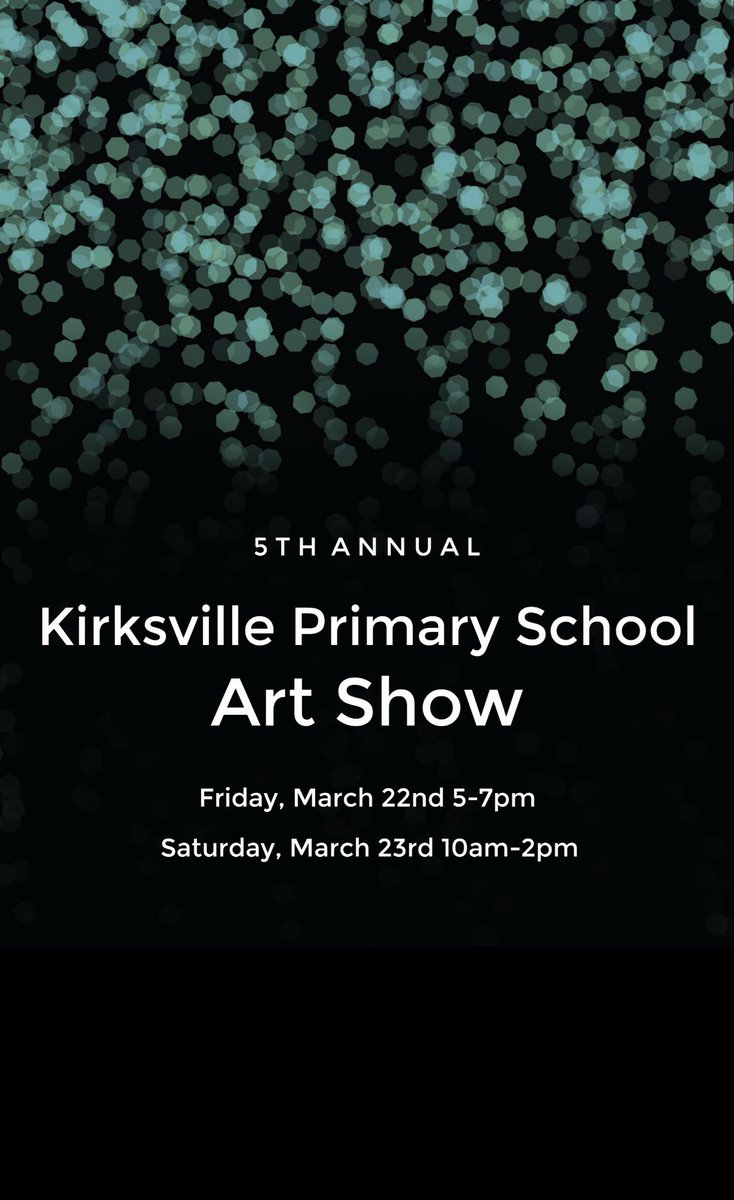 KVKPS's tweet photo. The 5th Annual KPS Art Show happens today and tomorrow.  What a great family/community opportunity to view art from our young artists at KPS.  You can even leave “fan mail” for them. 🎨 ✏️ 🖼 🖍 🎨

Friday- 5:00-7:00 PM
Saturday- 10:00-2:00 AM https://t.co/0iM3oIkrJp