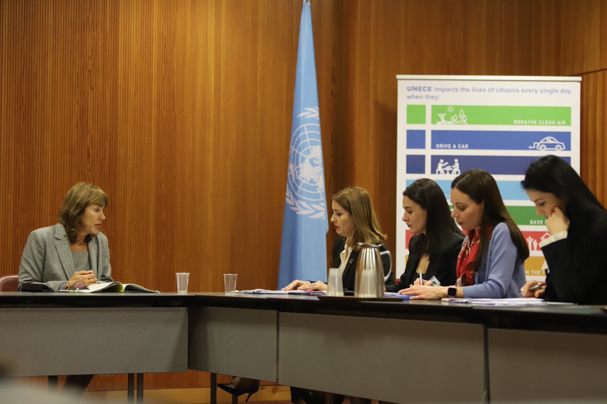 GManastirliu's tweet photo. Great meeting w/Olga Algayerova, UNECE Executive Secretary and Under-Secretary General. We discussed about the @AlbGov efforts in #reducing inequalities and supporting vulnerable groups, as a driver of sustainable #development.
#RSFD2019🇺🇳
#SDGs
#Agenda2030 https://t.co/GQ0z2YRfPy