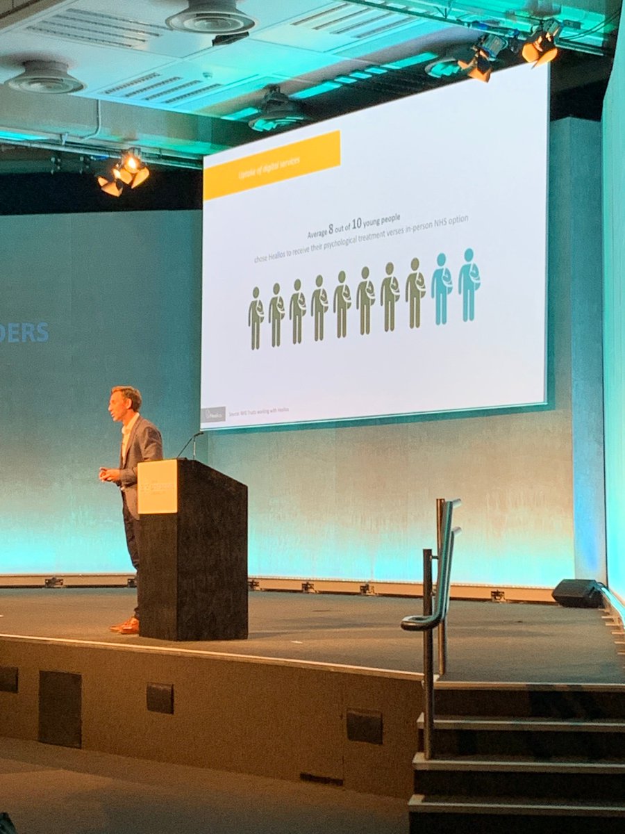 Richard Andrews @_Healios_: "8 out of 10 young people prefer to receive psychological therapy online versus the face-to-face option offered by the NHS"
#LEDC19