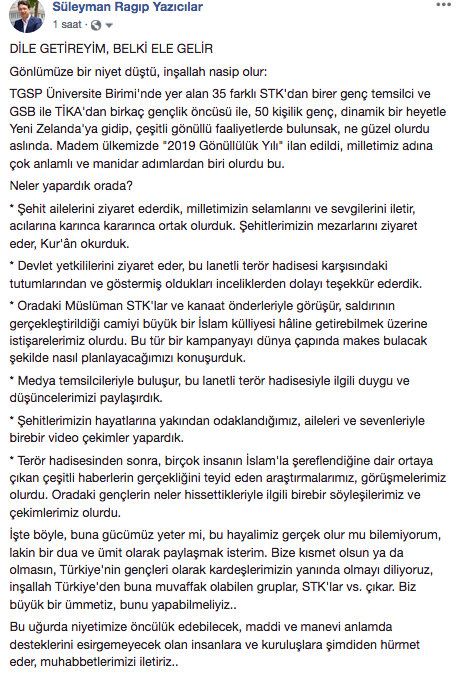 Dile getireyim, belki ele gelir...