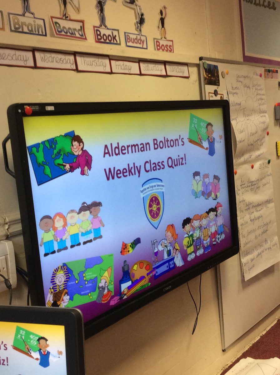 ABCPschool's tweet photo. #Class5J have a new teacher! Amelia is leading the weekly class quiz https://t.co/AsPnDNTGEt