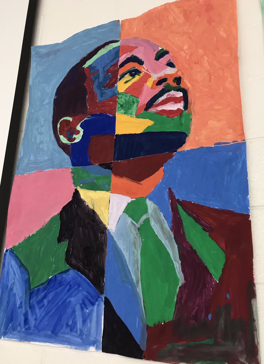 bbmewbourne's tweet photo. MCE’s 2nd Gr Ss & our fabulous Art Teacher-Jeremy Coto- co-create life size portraits of GA Heroes to display for GA On My Mind Expedition #BiggerThanLife #BetterTogetherHenry #Mtcusgrow @MCE_HCS @mcemustang @SocialSt_HCS @karennole @JulezRulez71 @JenniferPiner https://t.co/mOKLBC5dry