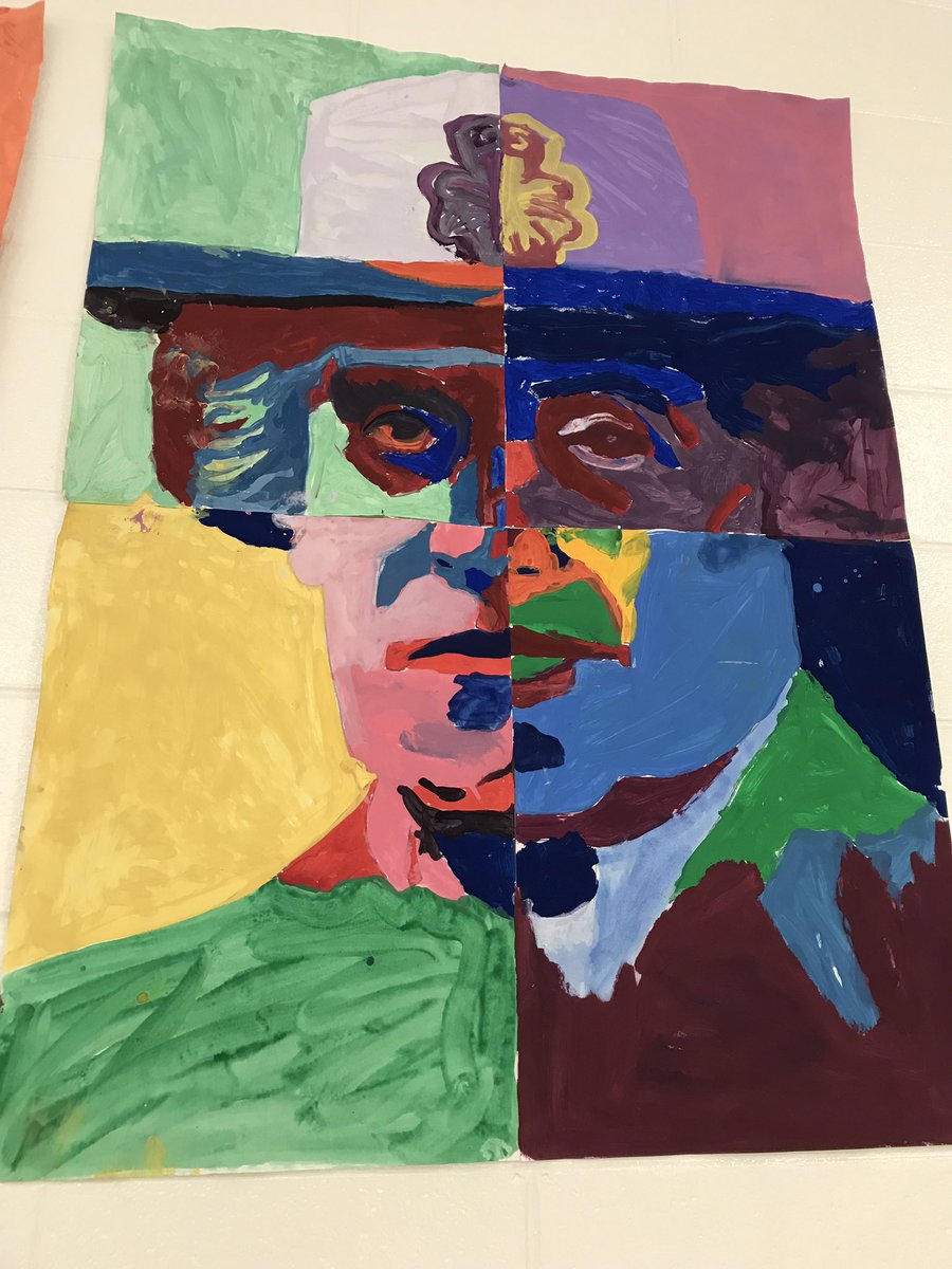 bbmewbourne's tweet photo. MCE’s 2nd Gr Ss & our fabulous Art Teacher-Jeremy Coto- co-create life size portraits of GA Heroes to display for GA On My Mind Expedition #BiggerThanLife #BetterTogetherHenry #Mtcusgrow @MCE_HCS @mcemustang @SocialSt_HCS @karennole @JulezRulez71 @JenniferPiner https://t.co/mOKLBC5dry