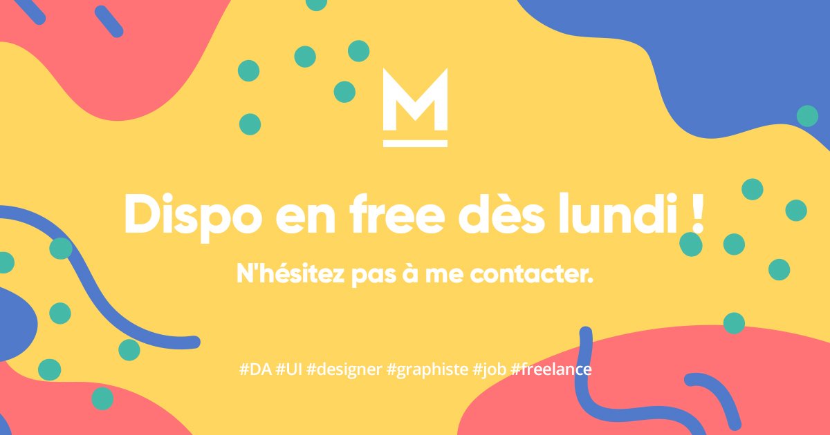 Je suis dispo en free dès lundi !
N'hésitez pas à me contacter.
marielaurent.fr

#DA #UI #designer #graphiste #job #illustration #freelance