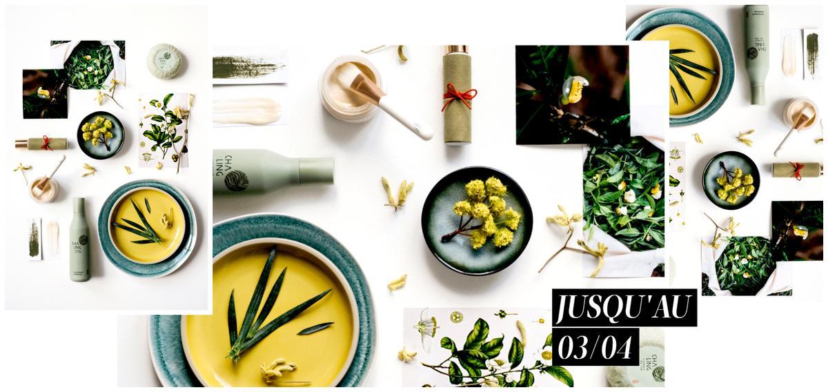 Madamefigaro's tweet photo. Détox de printemps : et si vous passiez au thé pour votre rituel de beauté ? Vous avez jusqu’au 3 avril pour remporter votre routine beauté des beaux jours [avec #ChaLing] #Beauté >> https://t.co/Zr1JDIJfDt https://t.co/XxnouyPD75