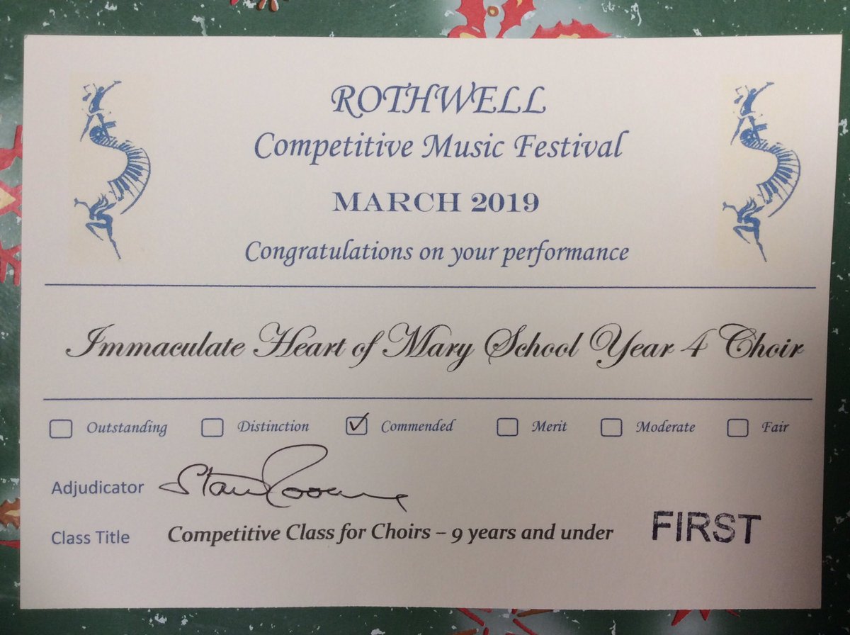 ihomcps1's tweet photo. Congratulations Year 4
Winners for a 3rd year at the Rothwell Competitive Music Festival https://t.co/8jbqlWgl2Y
