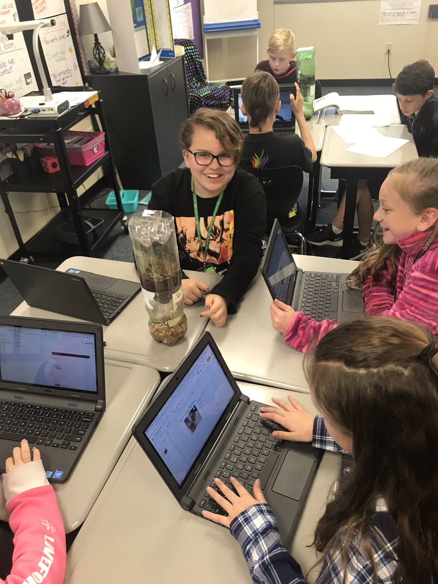 <a href="/5thGradeRangers/">5thGradeRangers</a> journaling about their eco-columns! #RESitspersonal