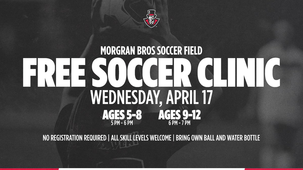 Austin Peay Soccer On Twitter The Apsu Women S Soccer Team Are Providing A Free Clinic To Local Youth Players On April 17 Come Join Us