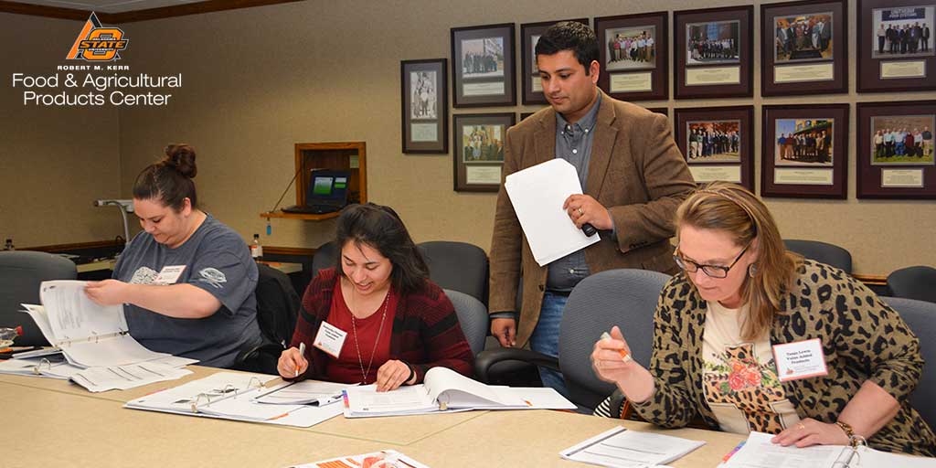 okstatefapc's tweet photo. It may be #SpringBreak, but we're still hard at work! Today, #foodindustry personnel are learning about the revisions to the #BRCStandard during our BRC - #FoodSafety Issue 7 to 8 Conversion Workshop. https://t.co/ksBp9Hm0UJ
