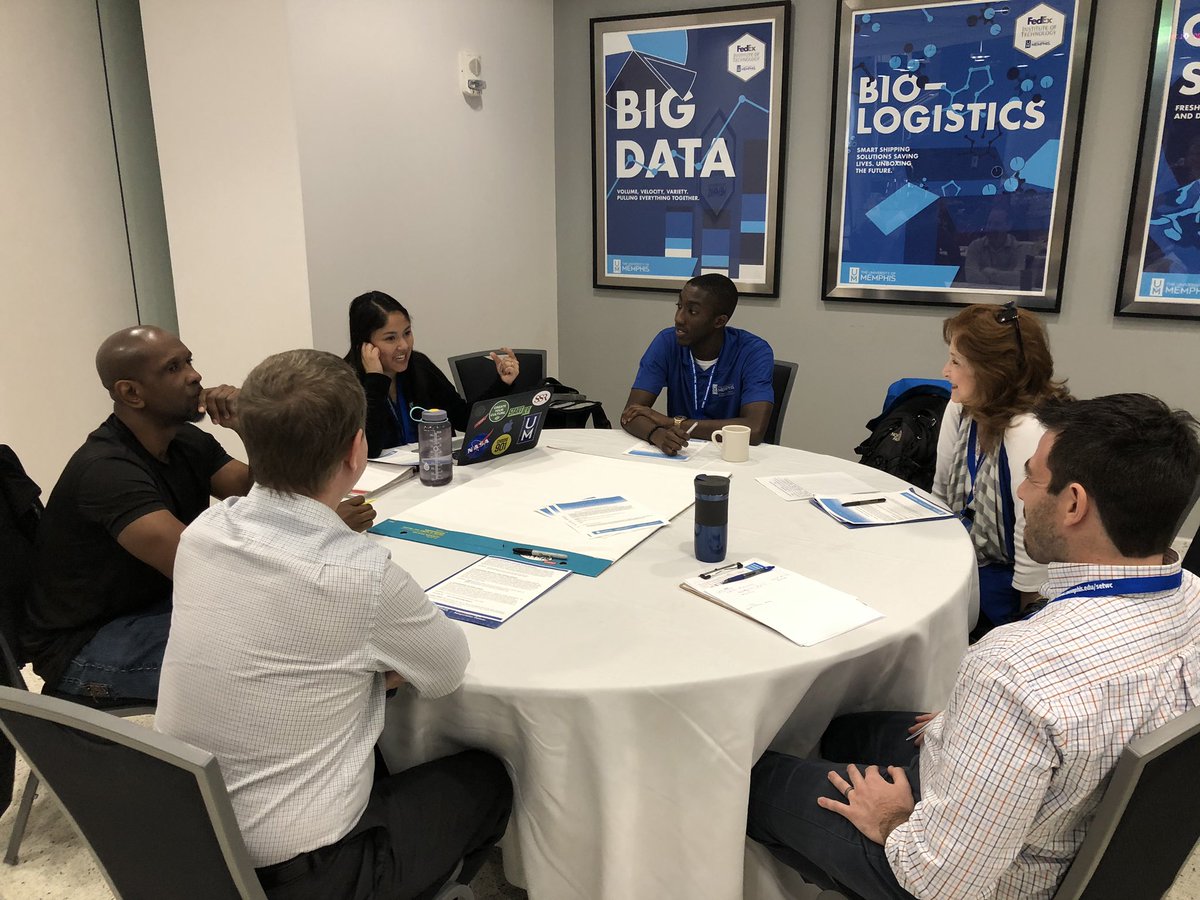 SETWC_UofM's tweet photo. Great working group discussions today @FedexInstitute for our Transportation Operations Career Pathway Initiative!!! #choosetranportation19 https://t.co/NOFvYrVnja