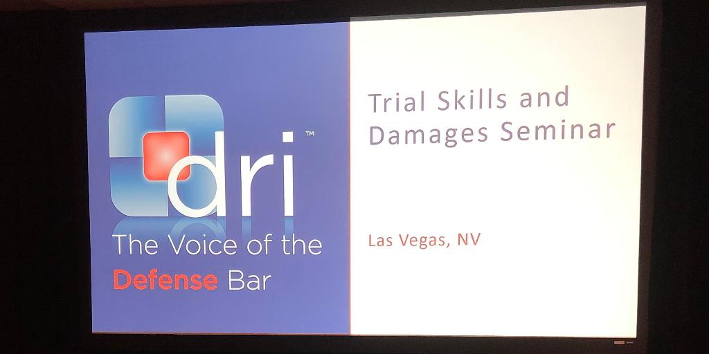 SmithandCarson's tweet photo. Kicking off our last day at #DRITrialSkills with talks on social media evidence and harnessing #BigData for trial. @DRICommunity @kslaw @Exigent_Group #JurorSMARTS https://t.co/1OzI0WvnRm