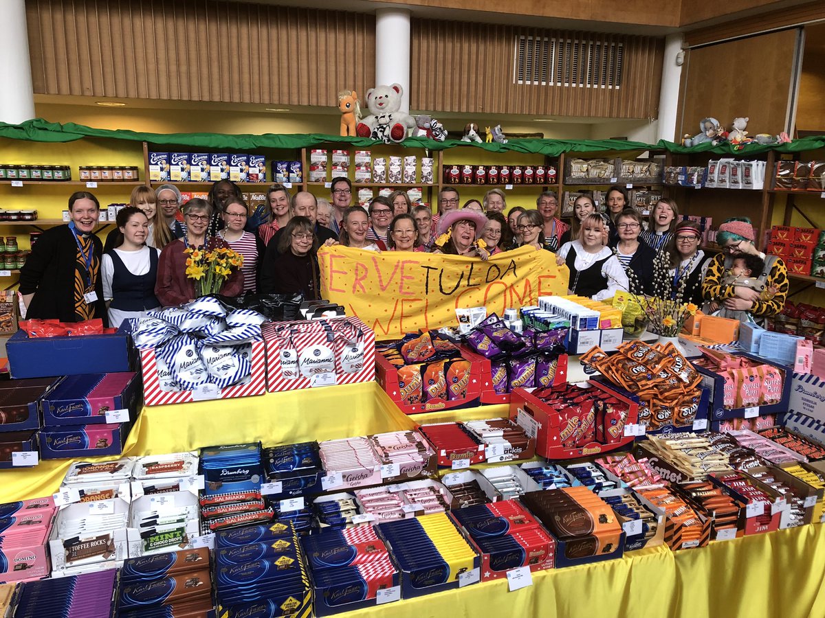 Lontoonkirkko's tweet photo. We are ready for you! The Fair is open today 12-20, saturday 11-19 and sunday 10-18. Welcome! #pääsiäismyyjäiset #finnishspringfair #lontoo #scandimarket https://t.co/l9tT8acFld