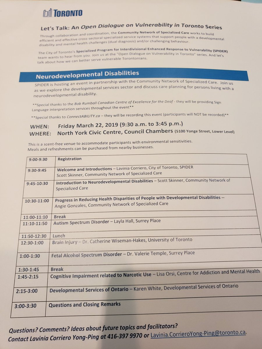 FOCUSOmarS's tweet photo. The open dialogue discussing Neurodevelopmental Disabilities. Great presentations and information sharing that place. #opendialogueTo https://t.co/2dEB0RTtRJ