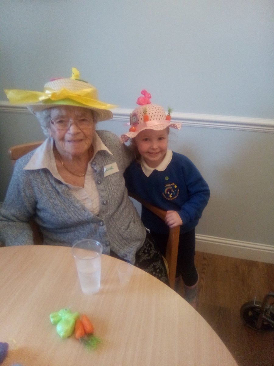 CrossgateHome's tweet photo. We had a good afternoon making Easter bonnet with our friends. https://t.co/B8IMGeVC4t