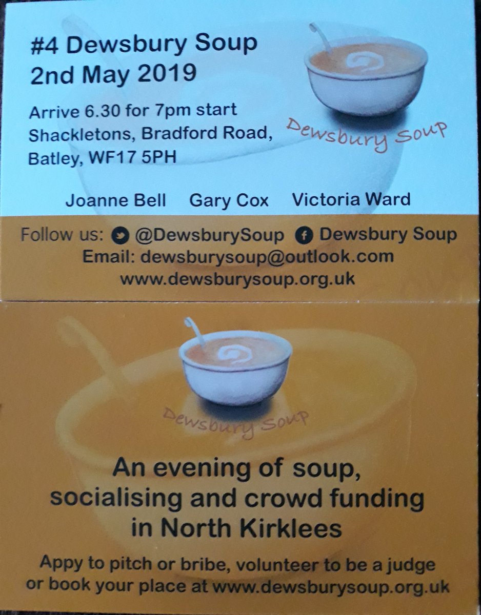 DewsburySoup's tweet image. Thank you again @Arthouse97 &amp;amp; @easyread_uk for our fab business cards.  They say exactly what we need them to say...