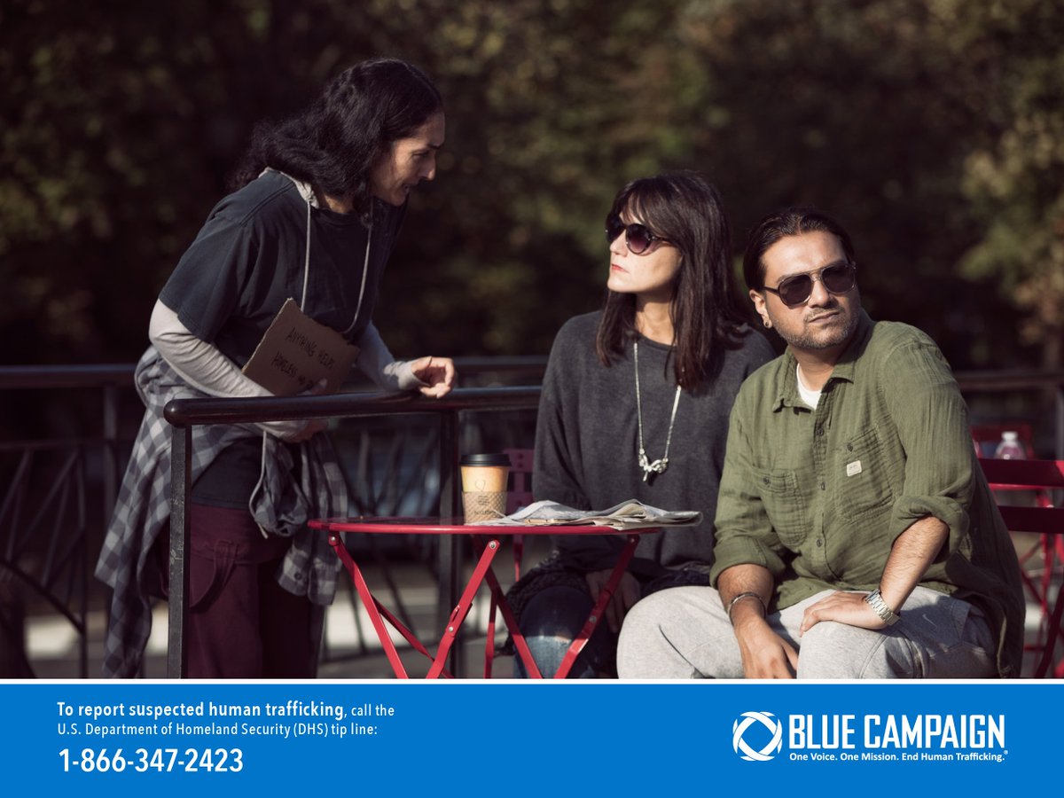 DHSBlueCampaign's tweet photo. #FactFriday: The trauma caused by traffickers can be so great that many #humantrafficking victims may not identify themselves as victims or ask for help, even in highly public settings.
Learn what you can do to help them: https://t.co/QRpHFhEEF4 https://t.co/shUgCdJlCP