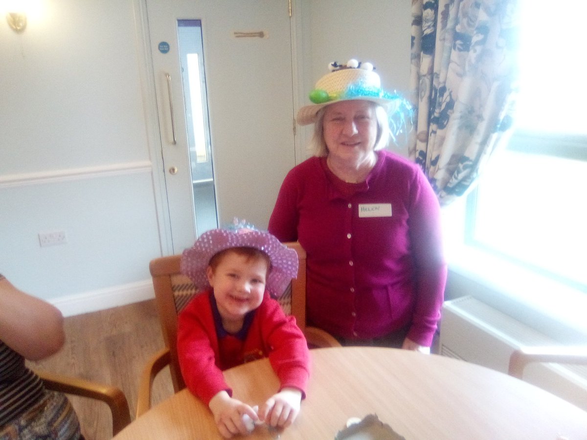 CrossgateHome's tweet photo. We had a good afternoon making Easter bonnet with our friends. https://t.co/B8IMGeVC4t