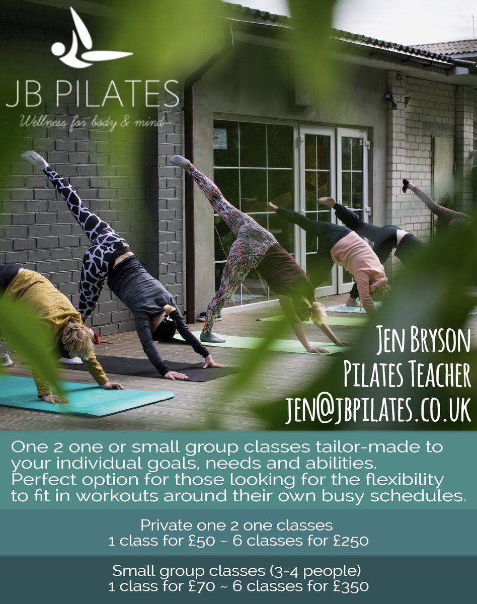 JBPilates_'s tweet photo. Private one2one &amp; small group Pilates classes - contact me for further information jen@jbpilates.co.uk https://t.co/3wI1OMHKiA