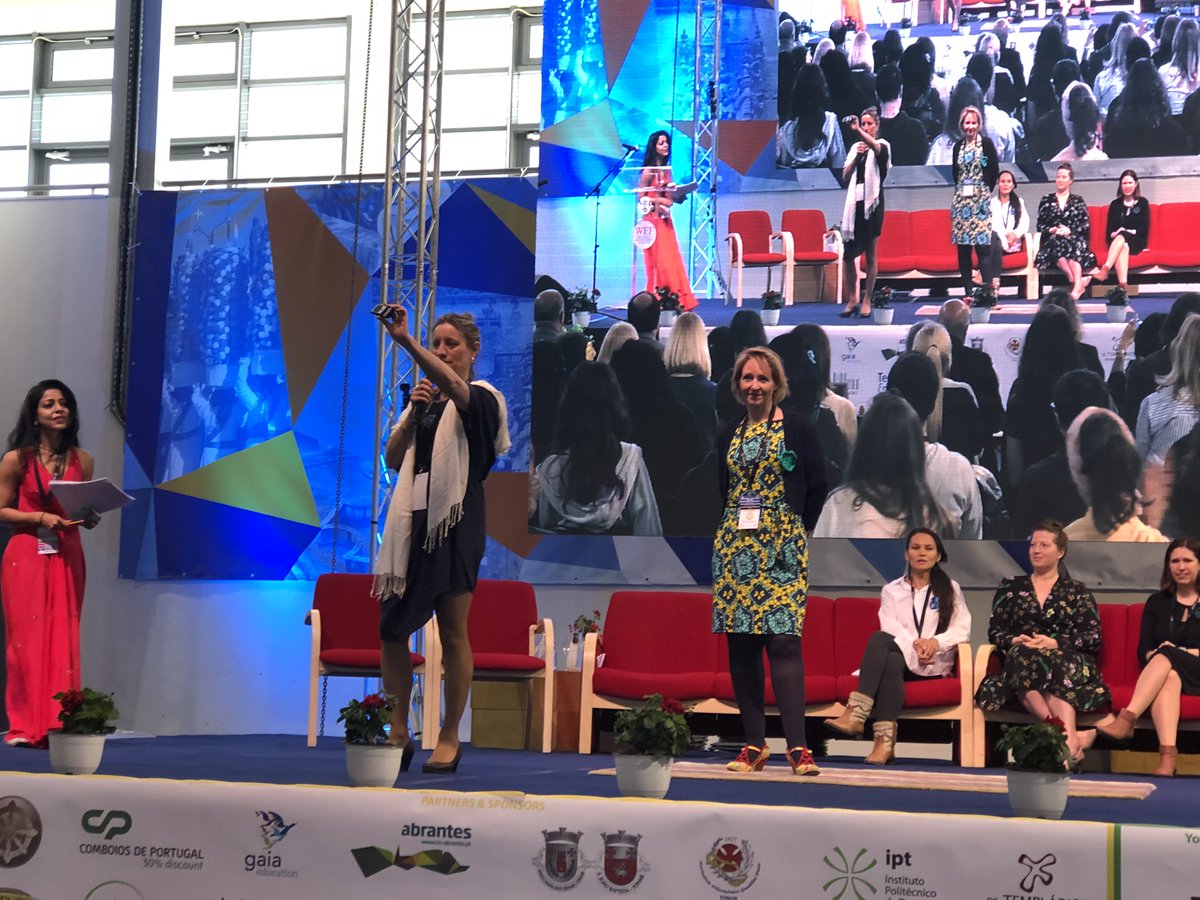 WomenEcoForum's tweet photo. Powerful Energy in the room! First Plenary on Disruptive Innovation and Collective Intelligence 
#WEFportugal #WEF2019 #WEF 
@harbeenarora @VinayRai https://t.co/Q3T1XQAslF