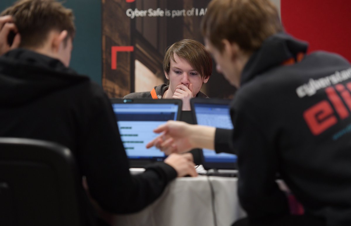 mikeysewell's tweet photo. Some of the country's brightest minds in cyber security are competing in the @Cyberchallenge games at @santanderuk in Leicester for a chance to represent Team UK in the European Cyber Security Challenge https://t.co/pbP7xlghpb