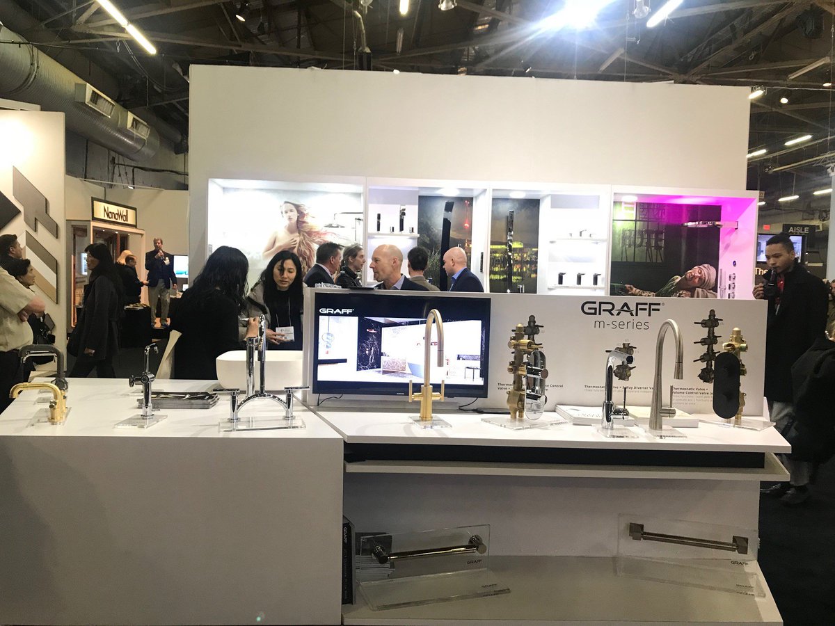 Graff_Designs's tweet photo. There’s still time to see GRAFF’s new offerings at the @ADDesignShow! Stop by booth #147 to meet our team and check out our latest finishes and collections. 
https://t.co/tRAA8s73Hg https://t.co/KajFdpjVPP