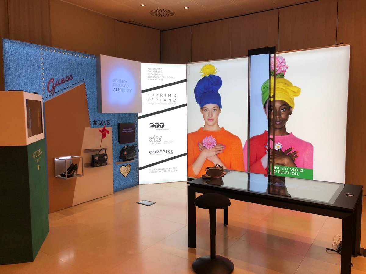 1P_PrimoPiano's tweet photo. Questa settimana i rappresentanti di @1P_PrimoPiano hanno partecipato a due eventi a Milano sui temi del retail, delle tecnologie interattive e dell'innovazione: il Future Lab e lo Shop Expo.
Ecco alcune immagini di queste giornate!
#retail #ettspa #absgroup #corepixx https://t.co/sYSNRFnqx6