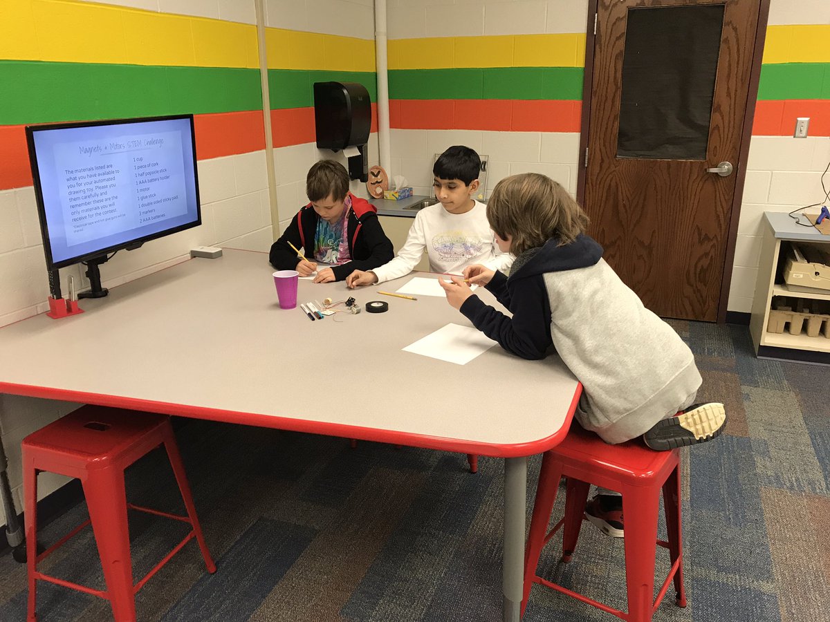 MrPicard_HES's tweet photo. The Magneto Toy Co. is looking for the next big automated drawing toy. Given the materials, design a drawing toy to submit for The Magneto Co. toy contest. #HESTEM #SparkLab #magnetsandmotors #5thgrade @scalafifthgrade @Cicchinos_class https://t.co/VDtYvekWhE