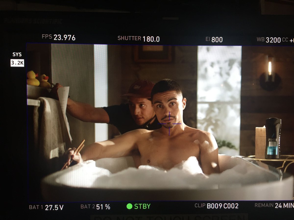 RenesWorldd's tweet photo. Sushi bath, who does that? @axe does! Check out some #bts shots of the talented team it took to bring this commercial to life. All I know is, from now on, if Im having sushi it might be under some bubbles! 😅 https://t.co/oK1zmhRDBM