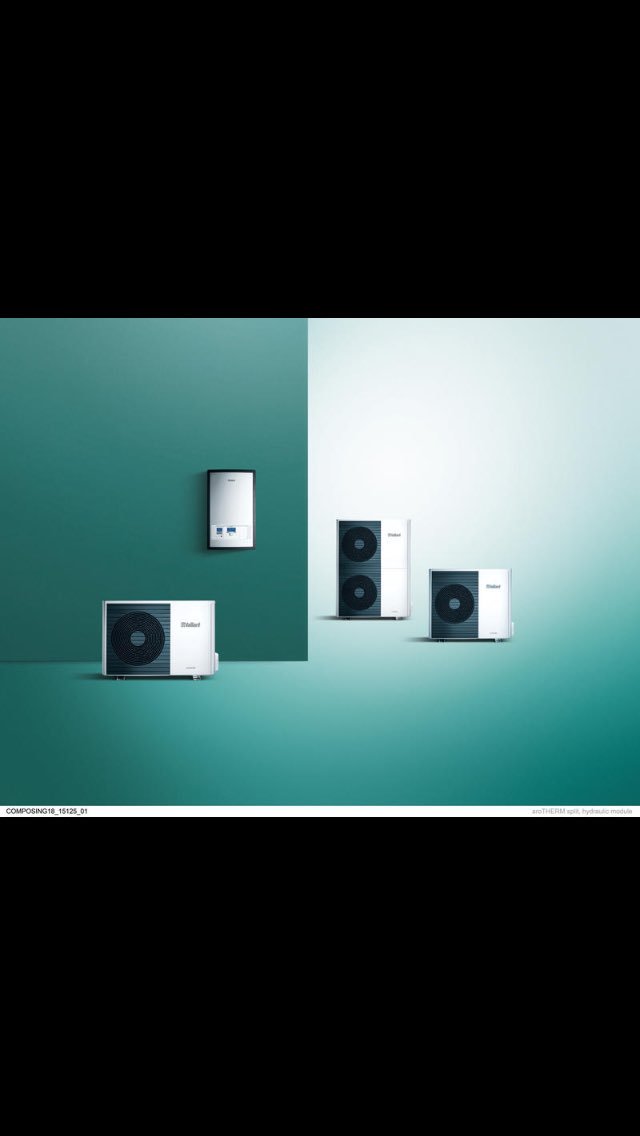 VaillantJHF's tweet photo. Delighted to announce the new Arotherm split available April 2019! SCOP as high as 4.69! #gamechanger #Vaillant https://t.co/zn8sCx5LSp